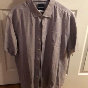 Tommy Bahama Lavender Linen Dress Shirt